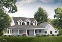 Creative farmhouse house plans ideas with wrap around porch37