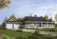 Creative farmhouse house plans ideas with wrap around porch40