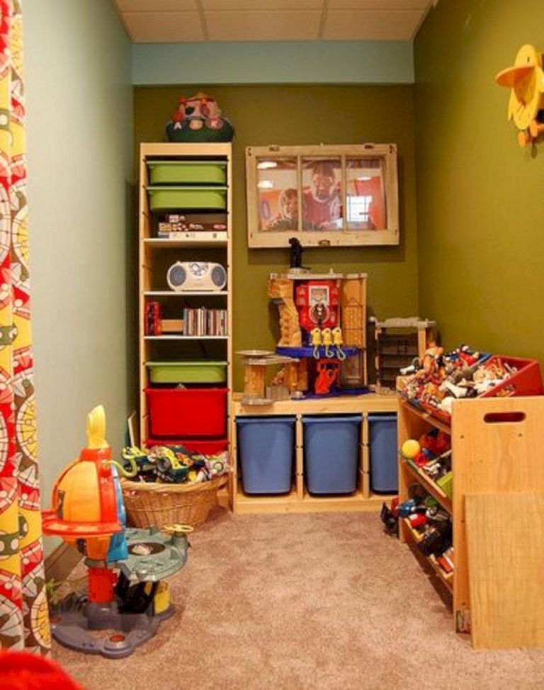 Creative Small Playroom Ideas For Kids18 ZYHOMY   Creative Small Playroom Ideas For Kids18 768x974 