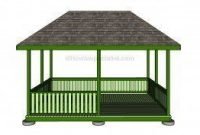 Modern wood pavilion design ideas for backyard13