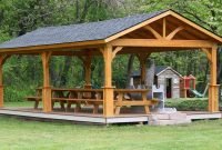 Modern wood pavilion design ideas for backyard16