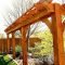 Modern wood pavilion design ideas for backyard35