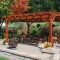 Modern wood pavilion design ideas for backyard36
