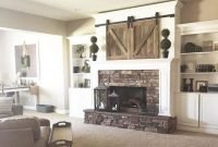Unique farmhouse fireplace design ideas for living room48