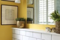 Wonderful yellow and white bathroom ideas02