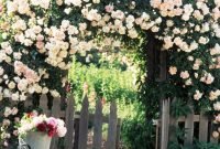 Pretty floral garden decor ideas17