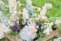 Pretty floral garden decor ideas29