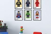 Best memorable childrens bedroom ideas with superhero posters 05