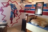 Best memorable childrens bedroom ideas with superhero posters 11