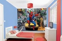 Best memorable childrens bedroom ideas with superhero posters 12
