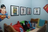 Best memorable childrens bedroom ideas with superhero posters 17
