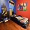 Best memorable childrens bedroom ideas with superhero posters 19