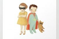 Best memorable childrens bedroom ideas with superhero posters 30