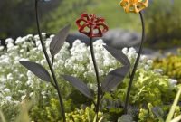 Cozy diy art flowers ideas for garden on a budget41