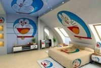 Impressive kids bedroom ideas with doraemon themes25