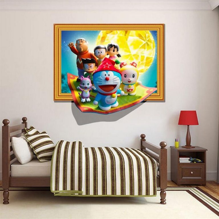 Impressive Kids Bedroom Ideas With Doraemon Themes28 – ZYHOMY