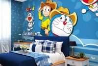Impressive kids bedroom ideas with doraemon themes30