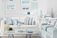 Inspiring living room ideas with beachy and coastal style13