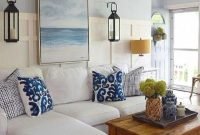 Inspiring living room ideas with beachy and coastal style17