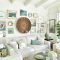 Inspiring living room ideas with beachy and coastal style30