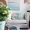 Inspiring living room ideas with beachy and coastal style45