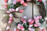 Pretty hang wreath ideas in door for summer time 26