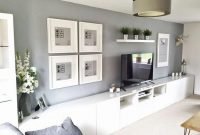 Rustic minimalist storage ideas for living rooms27