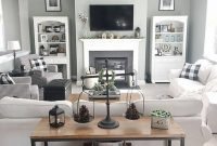 Rustic minimalist storage ideas for living rooms28