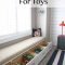 Rustic minimalist storage ideas for living rooms34