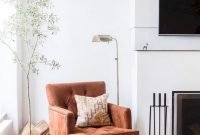 Rustic minimalist storage ideas for living rooms40