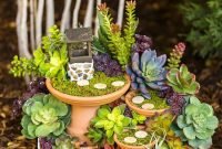 Stytlish miniature fairy garden ideas21