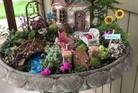 Stytlish miniature fairy garden ideas26