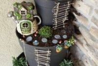 Stytlish miniature fairy garden ideas38