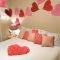 Beautiful home interior design ideas with the concept of valentines day02