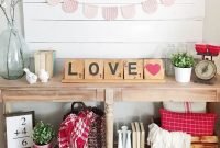 Beautiful home interior design ideas with the concept of valentines day04