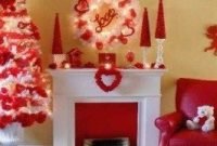 Beautiful home interior design ideas with the concept of valentines day12