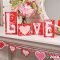 Beautiful home interior design ideas with the concept of valentines day15
