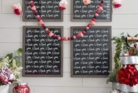 Beautiful home interior design ideas with the concept of valentines day19