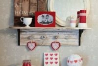 Beautiful home interior design ideas with the concept of valentines day29
