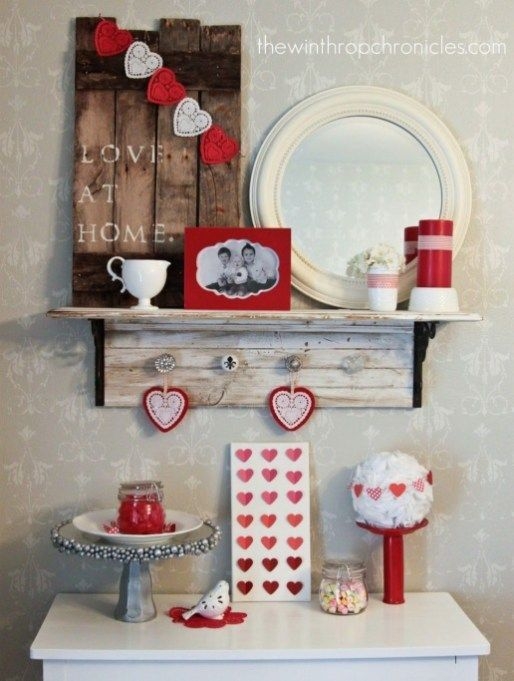 Beautiful Home Interior Design Ideas With The Concept Of Valentines Day29