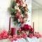 Beautiful home interior design ideas with the concept of valentines day37