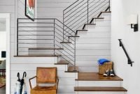 Classy indoor home stairs design ideas for home34