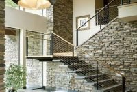 Classy indoor home stairs design ideas for home35