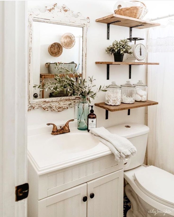 Cute Small Bathroom Decor Ideas On A Budget To Try07