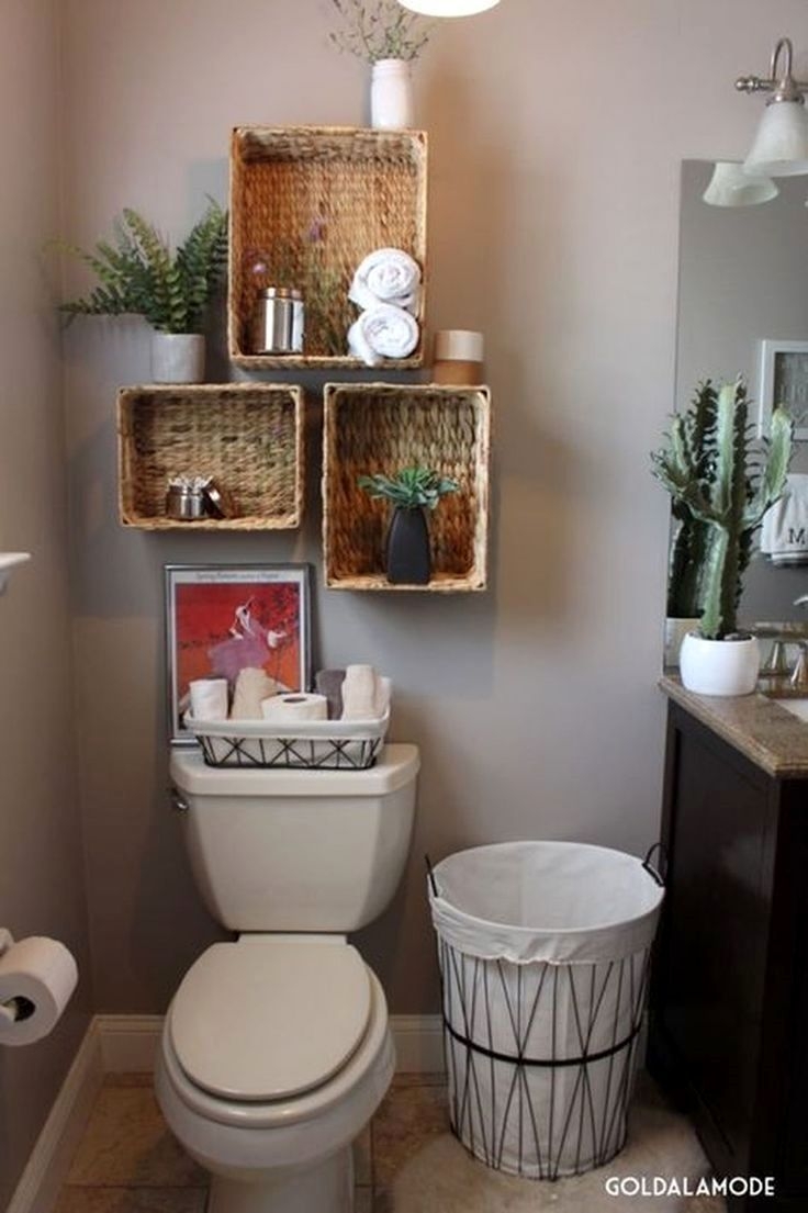 Cute Small Bathroom Decor Ideas On A Budget To Try24
