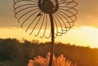 Inspiring outdoor metal design ideas for garden art you must try17