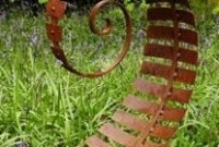 Inspiring outdoor metal design ideas for garden art you must try41