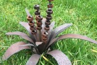 Inspiring outdoor metal design ideas for garden art you must try43