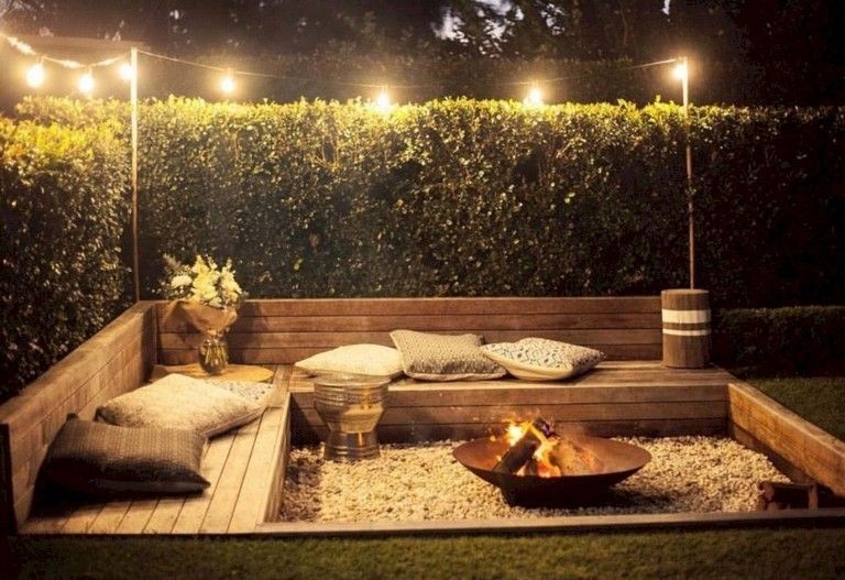 Lovely Backyard Fire Pit Ideas That Trendy Now19