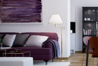 Modern living room ideas with purple color schemes07
